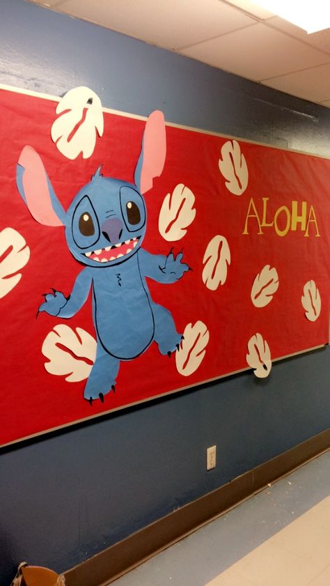 6/14/2018 Lilo and Stitch Bulletin Board in Sozio by Nyasia, Camille and I Stitch Classroom Door, Ohana Bulletin Board Ideas, Lilo And Stitch Door Decorations, Lilo And Stitch Bulletin Board Ideas, Lilo And Stitch Classroom Door, Lilo And Stitch Ra Theme, Lilo And Stitch Bulletin Board, Stitch Classroom Theme, Stitch Bulletin Board