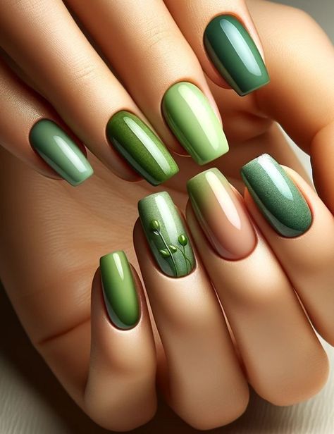 emerald green nails are luxurious and beautiful. If you're looking for the perfect color of green for this holiday season look no further Green Nails Bright, Acrylic Green Nails, Green Nail Inspiration, Bright Green Nails, Forest Green Nails, Emerald Green Nails, Green Nail Ideas, Beach Nail Designs, Nails Bright