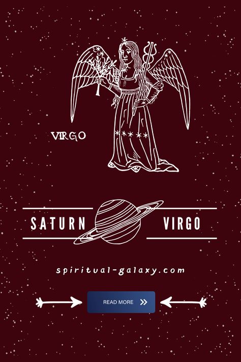 Saturn In Virgo, Astrology Saturn, Saturn Return, Planet Saturn, Astrology Virgo, Astrology Facts, Birth Chart, Zodiac Signs, Astrology