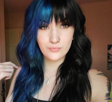 How is it in 2020 for Hope Miller-Evans, and how does it go? #fanfiction # Fan-Fiction # amreading # books # wattpad Split Hair Color, Split Dye, Split Dyed Hair, Dyed Hair Blue, Arctic Fox Hair Color, Silver Blonde Hair, Split Hair, Silver Blonde, Wrong Number