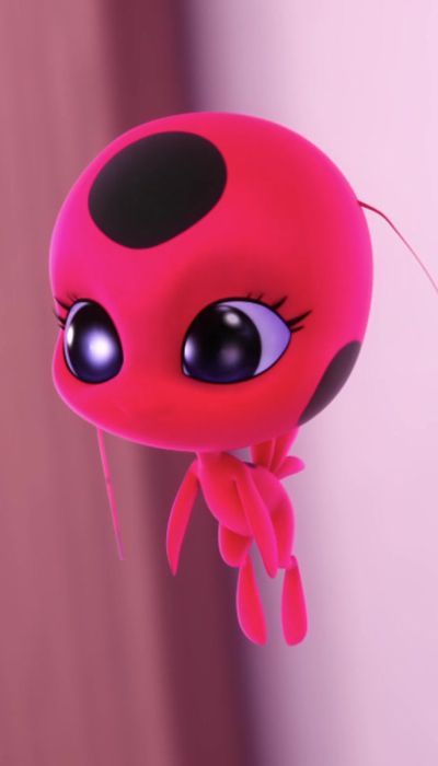 Miraculous Kwami, Tikki Miraculous, Miraculous Ladybug, Wall, Red