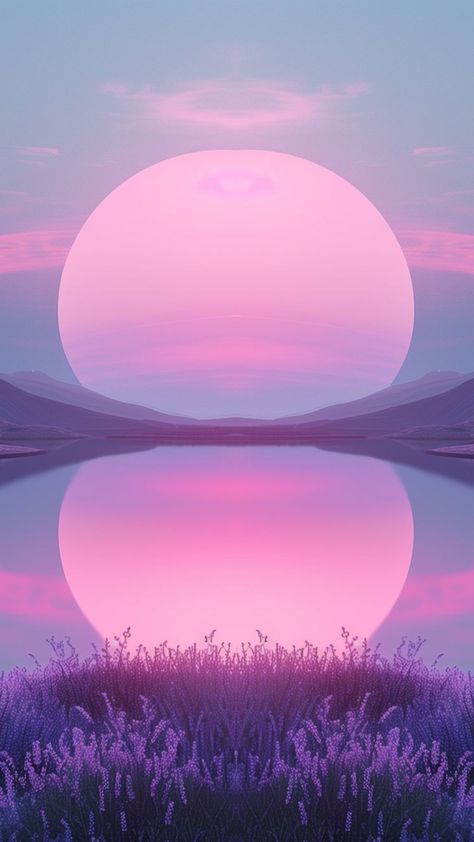 Purple Sunset, Art Club, Art Project, Pink Blue, Art Projects, Blue And Purple, The Sun, Violet, Sun