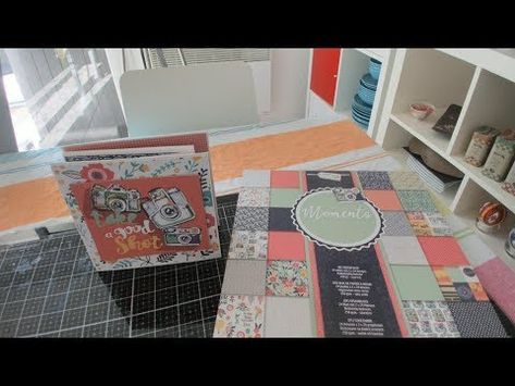 TUTO ALBUM ACTION FACILE ET RAPIDE - YouTube Album Photo Scrapbooking, Photo Action, Mini Albums Scrap, Scrap Album, Paper Craft Diy Projects, Album Scrapbooking, Photo Album Scrapbooking, Album Photo, Scrapbook Albums