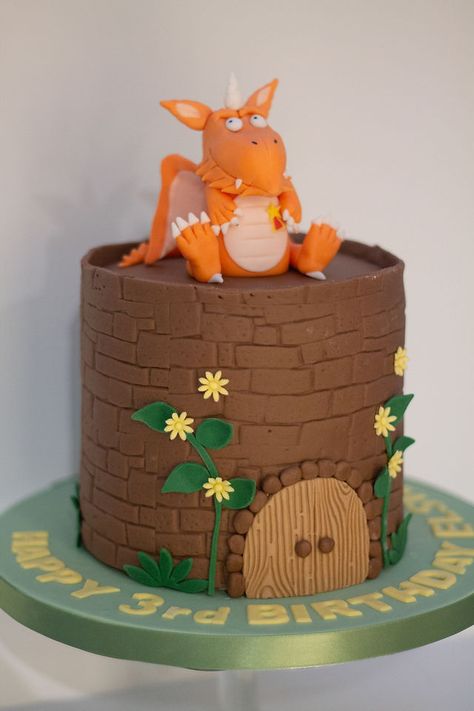 Gruffalo Party, Birth Cakes, Birthday Baking, 3rd Birthday Cakes, 2 Birthday Cake, Baking Classes, Big Cakes, Fondant Decorations, Baby Birthday Cakes