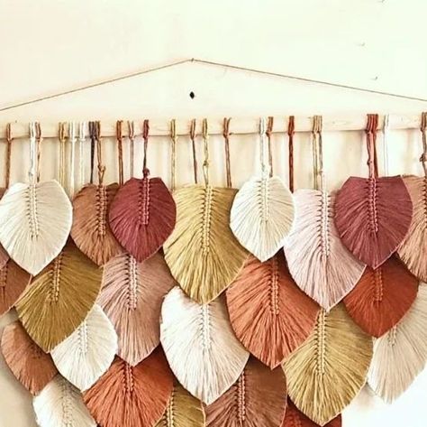 Leaf wall hanging, macrame leaf wallhanging Macrame Leaf Wall Hanging, Leaf Wall Hanging, Macrame Leaf, Leaf Wall, Macrame Art, Elevate Your Home, May 17, Craft Inspiration, Macrame