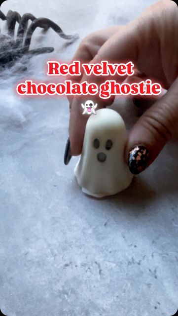 Johany Torres on Instagram: "Ghost “cakepop” without the stick 😉 👻

Were you able to find this super cute ghost mold?  let me know in the comments down below where you found it…

#ghostcakepops #ghosttreats #spookycute #halloweentreats #halloweenpartyideas #halloweenseason #halloweendesserts #spookyvibes #ghostie #ghosties #ghostly #halloweenideas" Ghost Mold, Ghost Treats, Halloween Desserts, A Ghost, Cute Ghost, Halloween Season, Halloween Treats, Let Me Know, Halloween Party