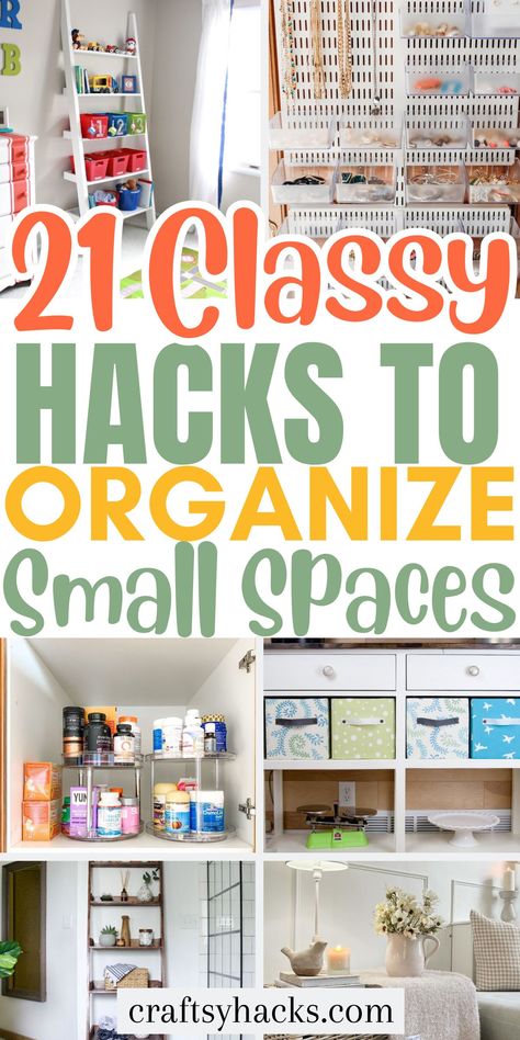 Small Apartment Storage Solutions, Organize Small Spaces, Apartment Storage Solutions, Cramped Bathroom, Small Apartment Storage, Small House Organization, Apartment Storage, Organisation Hacks, Ways To Organize