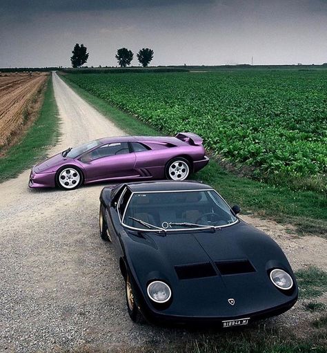 Lamborghini Miura and the Diablo SE30 both designed by Marcello Gandini⁣ Black Bull & Cosmic Girl⁣ - ⁣ ⁣… Lamborghini Diablo Se30, Lamborghini Models, Classic Icon, Lamborghini Miura, New Retro Wave, Lamborghini Cars, Pretty Cars, European Cars, Sports Cars Luxury