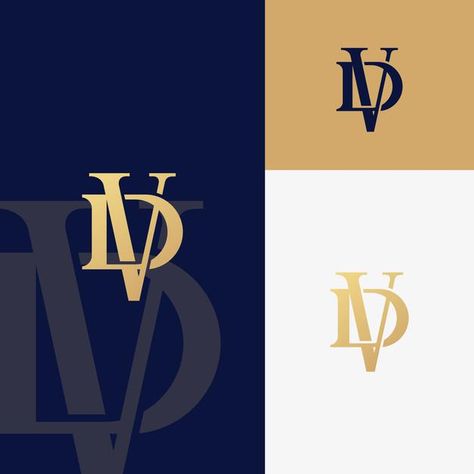 Creative unique letter dv vd logo design... | Premium Vector #Freepik #vector #logo Letter Dv Logo, Dv Monogram Logo, Jh Initials, Vd Logo, Dr Logo, Good Morning Beautiful Gif, Letter Jewelry, Vector Logo Design, Letter Logo Design