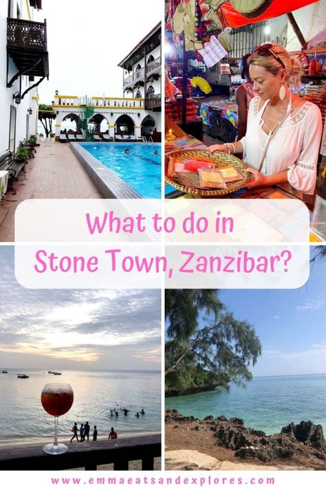 What to do in Stone Town, Zanzibar - Emma Eats & Explores Honeymoon Zanzibar, Stone Town Zanzibar, Zanzibar Beach, Zanzibar Travel, Zanzibar Beaches, Zanzibar Tanzania, Africa Travel Guide, Tanzania Travel, Stone Town