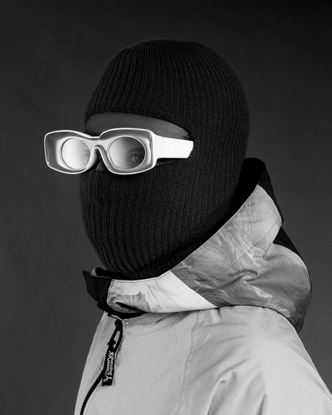 Streetwear Photoshoot, Vintage Photo Editing, Creative Fashion Photography, College Jackets, Creative Photoshoot Ideas, Cool Masks, Fashion Photography Inspiration, Fashion Project, Ski Mask