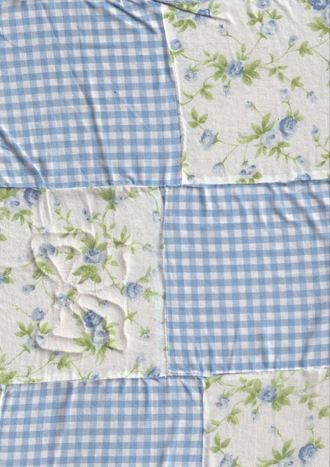 Scanography quilting, patchwork fabric, textiles, mixed media collage, applique, DIY cottage core embroidery Cottage Core Embroidery, Patchwork Aesthetic, Patchwork Background, Shuffle Cutouts, Patchwork Wallpaper, Blue Cottagecore, Diy Cottage, Quilting Patchwork, Homemade Quilts