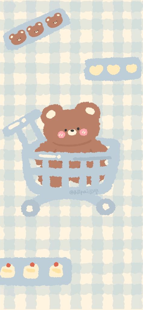 Aesthetic Bear, Wallpaper Wa, Phone Decor, Anime Tutorial, Iphone Wallpaper Kawaii, Love Wallpaper Backgrounds, Cute Desktop Wallpaper, Cute Pastel Wallpaper, Soft Wallpaper