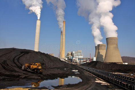 Coal And Petroleum Images, School Works, Coal Plant, Galaxies Wallpaper, Coal Mining, Natural Resources, Power Plant, Model Railroad, Renewable Energy