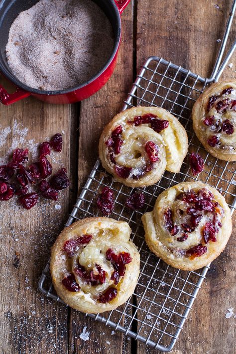 (Idiot Proof) 5-Ingredient Cranberry + Brie Cinnamon Sugar Puff Pastry Swirls | halfbakedharvest.com @hbharvest Cinnamon Sugar Puff Pastry, Puff Pastry Swirls, Pastry Swirls, Easy Thanksgiving Recipes Appetizers, Recipes Using Puff Pastry, Sugar Puffs, Brie Puff Pastry, Thanksgiving Appetizers Easy, Cranberry Brie