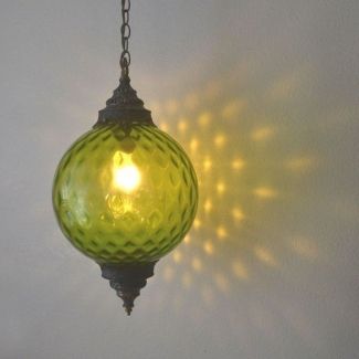 Swag hanging lamp light 1 70s Lighting, Implied Texture, Swag Lights, Swag Lamps, 60s Summer, Swag Pendant Light, Carpet Diy, Summer Haze, 70s Green