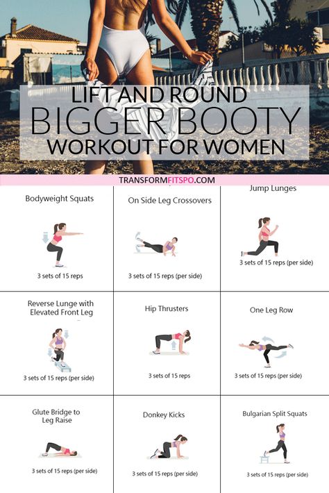 Bum Workout, Gym Antrenmanları, Buttocks Workout, Workout For Women, Trening Fitness, Body Workout Plan, Fitness Workout For Women, Glutes Workout, Weights Workout