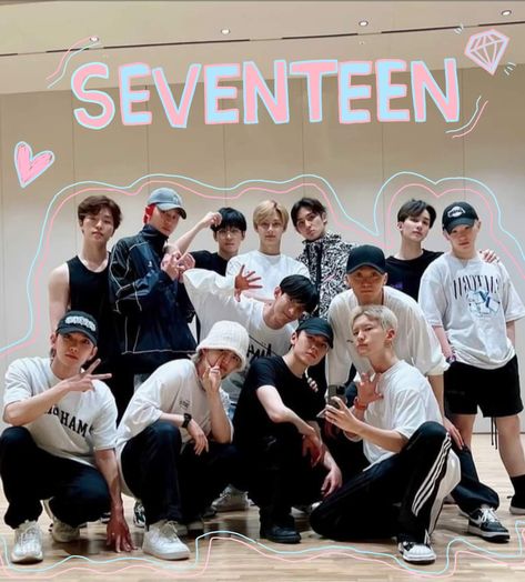 Carat Day Seventeen, Svt Ot13 Icon, Seventeen And Carat, Seventeen Wallpaper Ipad, Seventeen Poster Aesthetic, Gose Seventeen, Carats Seventeen, Seventeen Poster, Seventeen One Fine Day