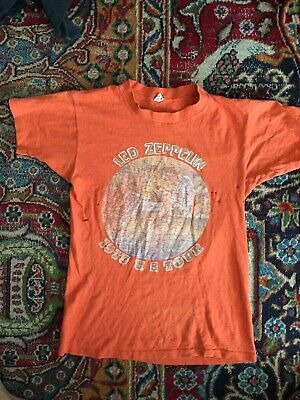 ******VINTAGE 1975 LED ZEPPELIN TOUR CONCERT T-SHIRT ORIGINAL SPRUCE SUPER RARE | eBay Led Zeppelin Tshirt, Led Zeppelin Tour, Led Zeppelin Vintage, Metal T Shirts, Concert T Shirt, Music Tees, Rock Concert, Concert Tshirts, Concert Tees