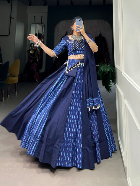 Price:2699/-
💗For Order and More Details WhatsApp +91 9601606887

🌷Navratri Collection 2024🌷

Add a touch of elegance to your Navratri celebrations with this gorgeous blue pure cotton Chaniya Choli, adorned with cowrie shells and paired with a matching purse. Perfect for dancing the night away! 🧿

LNB1699BLU Lehenga Choli Navratri, Cotton Chaniya Choli, Simple Lehenga Choli, Choli Navratri, Navratri Outfits, Garba Outfit, Garba Dress, Lace Purse, Navratri Collection