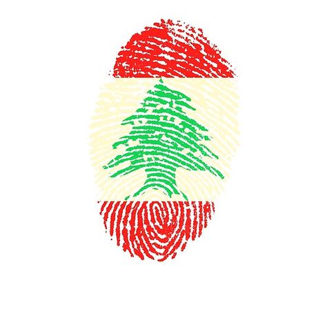 Lebanon Flag Fingerprint Lebanese Beirut Cedar Lebanese Flag, Puzzle Drawing, Lebanon Flag, Beirut, Glossier Stickers, Lebanon, Mask For Kids, Fingerprint, Making Out