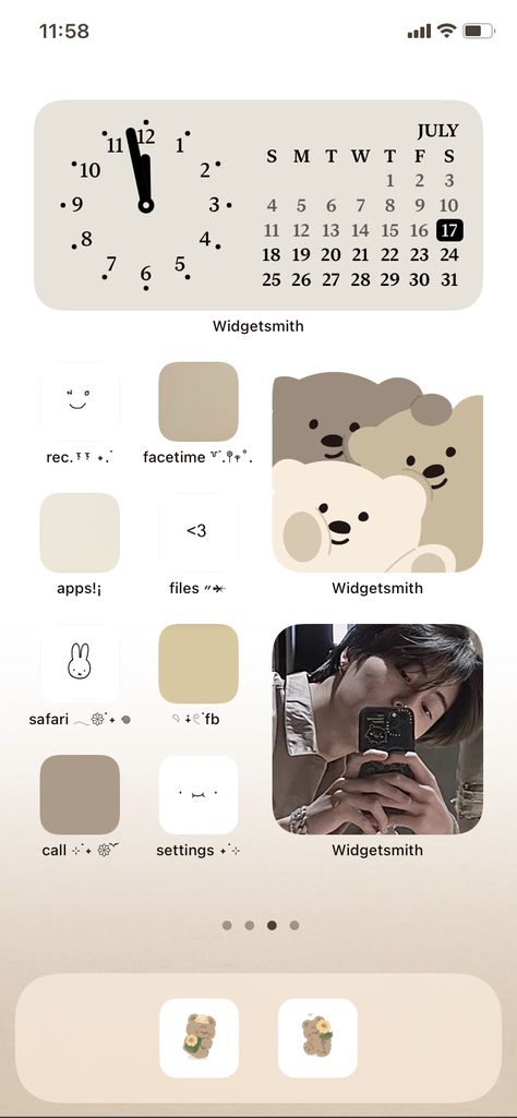 Phone Layout Ideas Brown, Ios 16 Home Screen Ideas Beige, Kpop Ios 16 Layout, Beige Phone Layout, Brown Iphone Layout, Kpop Homescreen, Phone Png, Korean Phones, Free Paper Texture