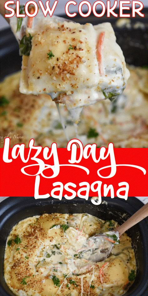 Crock Pot Casseroles Easy, Lazy Day Lasagna, Ravioli Alfredo, Slow Cooker Ravioli Lasagna, Slow Cooker Ravioli, Crockpot Lasagna Easy, Crockpot Ravioli, Lazy Lasagna, Slow Cooker Lasagna