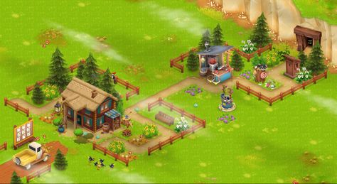 Hayday Driveway, Aesthetic Hay Day Farm Design, Hay Day Farm Layout Ideas, Hayday Dairy Design, Hay Day Horse Stable Design, Hay Day Dog House Ideas, Hayday Entrance Design, Hayday House Design, Hayday Horse Stable Design