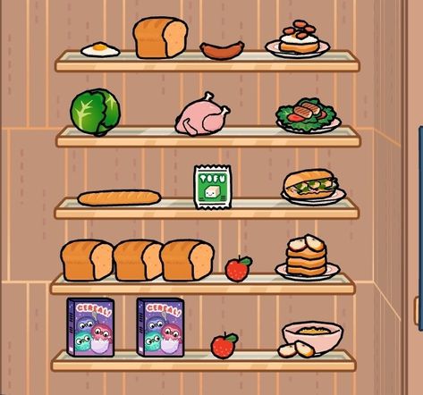 Toca Boca Recipes Breakfast, Boca Recipe, Breakfast Pancakes Recipe, Toca Life World Aesthetic Pfp, Toca World, Drink Recipies, Toka Boka, Free House Design, Adorable Homes Game