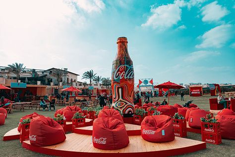 Liquor Brand Activation, Beer Activation Ideas, Festival Event Design, Activation Booth, Beer Event, Activation Ideas, Winter Chalet, Event Booth Design, Coca Cola Brands