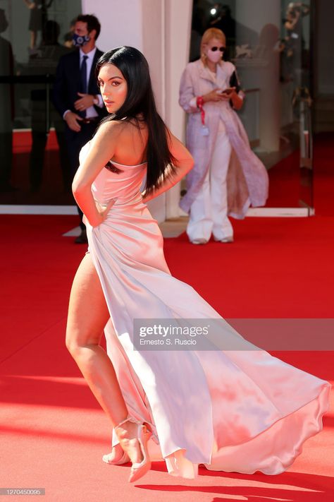 Georgina Rodriguez Kiss, Georgina Rodriguez, Human Voice, International Film Festival, Home Photo, Opening Ceremony, Venice Italy, The Red Carpet, The Movie