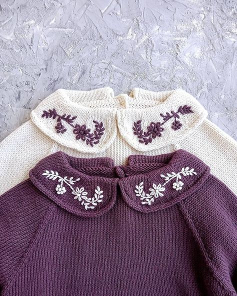 New Beautiful Baby Outfit Designs Knitted Mittens Pattern, Knitting Stitches Tutorial, Baby Sweater Knitting Pattern, Crochet Knit Stitches, Knit Baby Sweaters, Baby Knitwear, Hand Embroidery Kit, Mittens Pattern