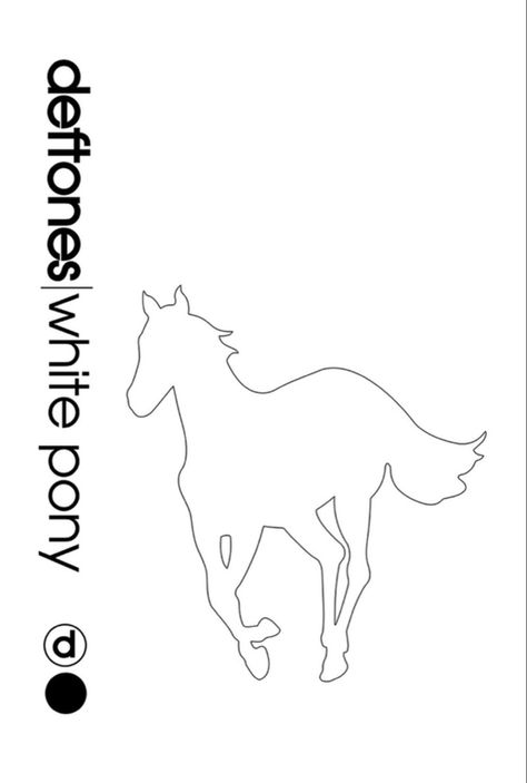 Deftones Poster White Pony, Deftones White Pony Wallpaper, Deftones Horse, White Pony Deftones, Deftones Poster, Deftones White Pony, Poster Business, Music Illustration, Cake Stuff