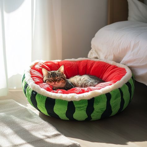 Introducing our delightful fruit-shaped cat bed, a cozy and playful addition to your feline friend’s space! Crafted to resemble a juicy fruit, this whimsical bed is not only visually appealing but also incredibly comfortable. Made with soft, plush materials, it offers a snug and inviting spot for your cat to curl up and relax. The unique fruit design adds a touch of fun to your home decor while providing a secure and warm retreat for your pet. Perfect for cats who love to snuggle, this bed co... Whimsical Bed, Unique Fruit, Juicy Fruit, Fruit Design, For Cats, Cat Bed, Your Pet, Soft Plush, Feline