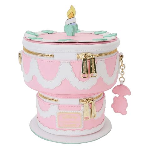 New Alice in Wonderland Unbirthday Loungefly Collection Coming Soon! Crazy Handbags, Alice In Wonderland Purse, Unbirthday Cake, Cake Purse, Loungefly Purse, Frosting Flowers, Candles Dark, Blueish Green, Disney Alice In Wonderland