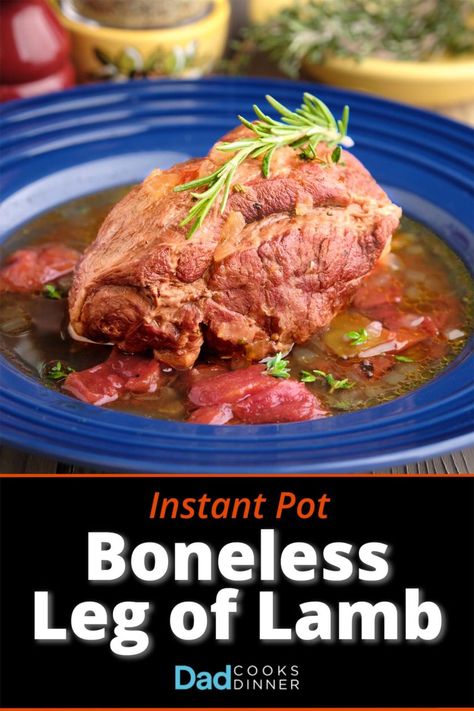 Boneless Lamb Leg Recipe, Boneless Lamb Roast, Roasted Leg Of Lamb, Boneless Leg Of Lamb, Lamb Leg Recipes, Lamb Dinner, Roast Lamb Leg, Lamb Recipe, Lamb Leg