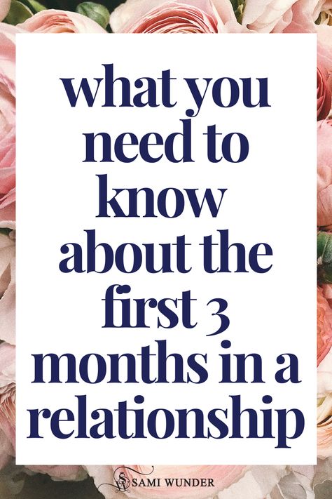 Everyone tells you how how important the beginning of your relationship is - but are the first 3 months that important? Check out what dating and relationship expert Sami Wunder says about how to keep your relationship fresh and keep your man interested for the long run. Discover what you need to know about the beginning of the relationship and what signs show it has staying power. Dating Vs Relationship, 3 Month Rule Relationship, Feminine Dating, First Date Rules, Real Relationship Advice, Male Psychology, Couple Advice, Relationship Growth, Be Independent