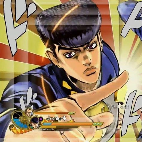 Josuke Manga Icon, Josuke Pfp, Jojo All Star Battle, Jojo Games, Jjba Pfp, Eyes Of Heaven, Jjba Icons, Jojo Bizarro, Josuke Higashikata