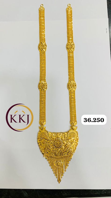 Rani Har Gold Latest Design, Rani Haar Design, Rani Har Gold, Rani Haar Gold, Rani Har, Khafif Mehndi, Wallpaper Ramadhan, Princess Cut Blouse, Silver Bracelet Designs