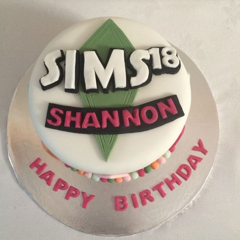 Sims cake Sims Birthday Cake, 4th Birthday Cakes, Video Game Party, Game Party, 4th Birthday, How To Make Cake, Cake Ideas, The Sims, Party Games