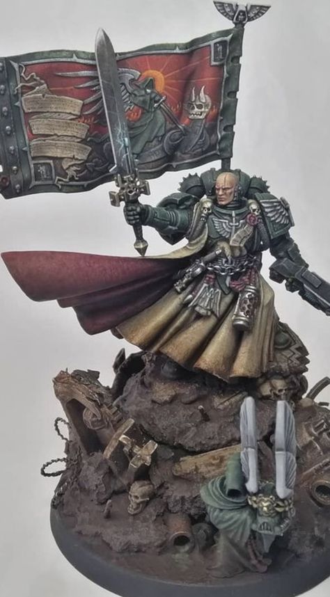 Angels Of Redemption 40k, Dark Angels Successor Chapters, Ravenwing 40k, Wandering Knight, Dark Angles, Warhammer Dark Angels, Warhammer Marine, Dark Angels 40k, Warhammer 40k Blood Angels