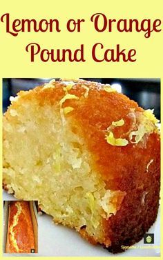 Pound Loaf Cake, Lemon Bread Recipe, Orange Pound Cake, Cake Loaf, Lemon Bread, Gateaux Cake, Bundt Pan, Loaf Cake, Orange Cake