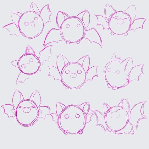 Cute Bat Hanging Upside Down Drawing, Bat Animal Drawing, Cute Bat Art Kawaii, Bat Drawing Tutorial, Cute Bat Sketch, How To Draw Bats Easy, Cute Bat Painting, Cute Bat Drawing Easy, Bat Cute Art