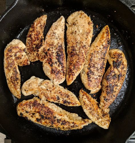 Cast Iron Chicken Tenderloins, How To Cook Chicken In Cast Iron Skillet, Skillet Chicken Tenderloins, Cast Iron Chicken Tenders, Cast Iron Skillet Recipes Dinner Chicken, Chicken Tenderloins In Oven, Cast Iron Skillet Recipes Chicken, Best Ways To Cook Chicken, Easy Chicken Tenderloin Recipes