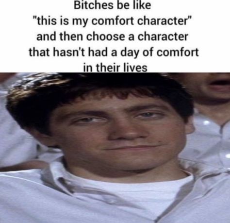 Donnie Darko Outfit, Donnie Darko Memes, Donnie Darko Quotes, Jake G, Brokeback Mountain, Donnie Darko, Hashtag Relatable, Jake Gyllenhaal, Im Going Crazy