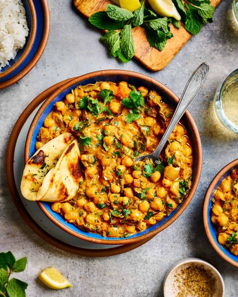 5star Recipes, Kosher Rules, Creative Dishes, Rainbow Plant Life, Vegan Chickpea Curry, 2023 Recipes, Vegan Chickpea, Dark Leafy Greens, Chickpea Curry