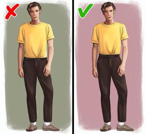 Look Taller And Slimmer, Baggy Clothes, Fits Clothes, 5 Minute Crafts, High Rise Jeans, Upper Body, Effortless Style, To Look, Fashion Beauty