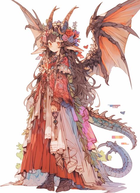 Rendered with Midjourney, an AI software. Sharing to provide artists with inspiration/references for unique characters. Feel free to use! Please share any art you make in the comments! Id love to see it! Dragon Fairy, Unique Characters, Character Reference, Cute Dragons, Chibi Drawings, 판타지 아트, A Dragon, Character Design References, Kawaii Drawings