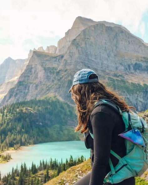 Glacier National Park is known for being one of the most beautiful places in the country, but there's nowhere that is more stunning than the Grinnell Glacier trail. This hike has rewarding views over incredible blue lakes, rugged mountains, and an iconic glacier at the end. Get everything you need to know about doing Grinnell Glacier including how to get Many Glacier reservations and what to bring on your hike! You will surely love this trail. Grinnell Glacier, Rugged Mountains, Many Glacier, Blue Lake, Glacier National, Best Hikes, Glacier National Park, Usa Travel, Most Beautiful Places