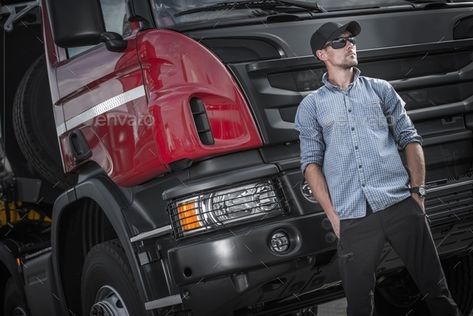 Roadtrip Photography, Truck Driving Jobs, Business Logo Inspiration, Driver Job, Mercedes Truck, Black Truck, Photography Mini Sessions, Transportation Industry, White Truck